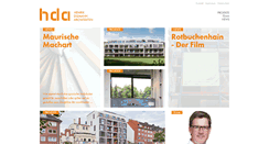 Desktop Screenshot of hda-hamburg.de